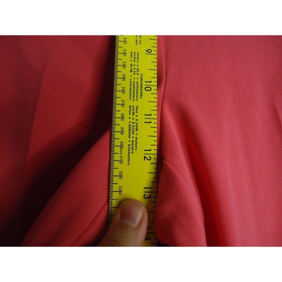 New York & Co Flat Front Dress Pants Hot Pink Womens Size 8 Barbie Core - Picture 7 of 9